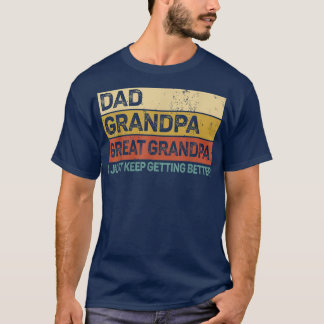 Mens Fathers Day-Geschenk von Grandkids Vater Opa T-Shirt