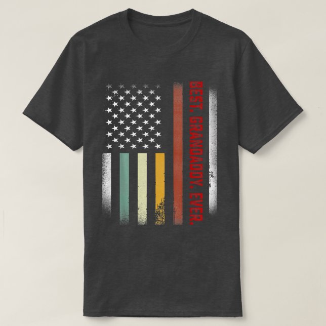 Mens Fathers Day Gift For Papa  Best Grandaddy Eve T-Shirt (Design vorne)