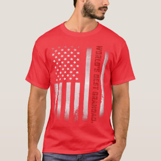 Mens Fathers Day Gift T-Shirt World's Best Grandad