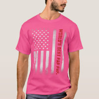 Mens Fathers Day Gift T-Shirt World's Best Pap Pap