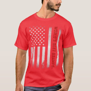 Mens Fathers Day Gift Tee World's Best Gramps Eve