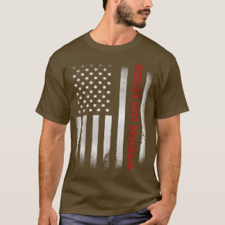 Mens Fathers Day Gift Tee  World's Best Granddad E