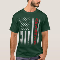 Mens Fathers Day Gift Tee World's Best Poppy Ever