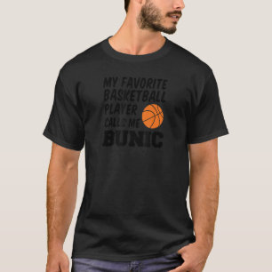 Mens Favorite Basketball Player ruft Me Bunic Rom  T-Shirt