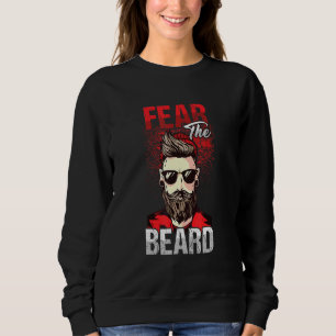 Mens Feard Vollbart Hipster Beardy Man Sweatshirt