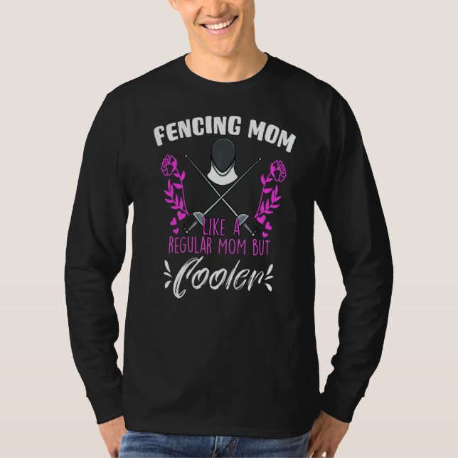 Mens Fencer Mutter erleben Muttertag Frauen T-Shirt (Vorderseite)
