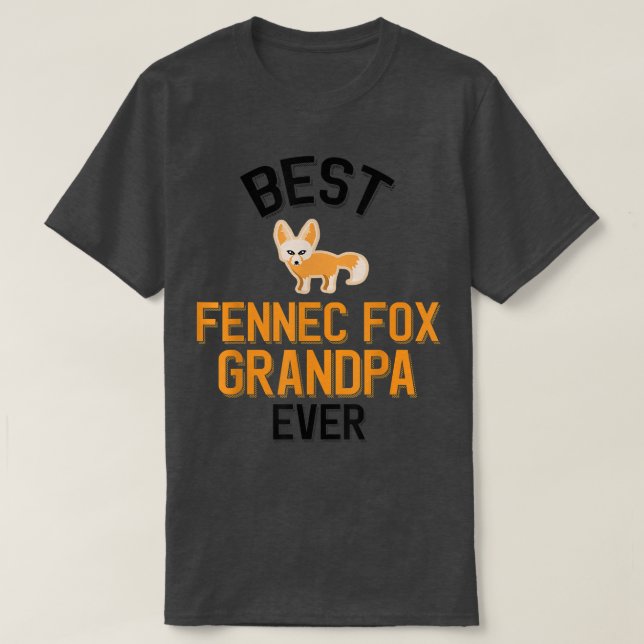 Mens Fennec Fox Grandpa T - Shirt (Design vorne)