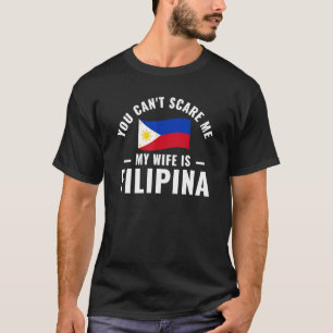 Mens Filipino American Meine Ehefrau ist eine phil T-Shirt