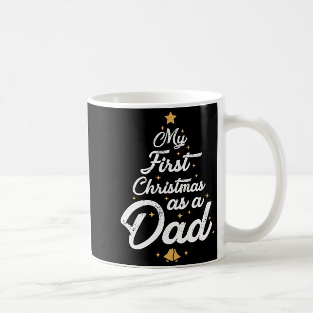 Mens First Christmas As Dad Xmas New Daddy Pajamas Kaffeetasse (Rechts)