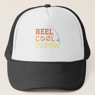 Mens Fischen Cool Papaw T - Shirt Vater_s Day Truckerkappe