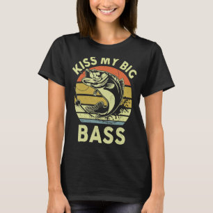 Mens Fischen Küssen Mein großer Vater Papa Fisherm T-Shirt