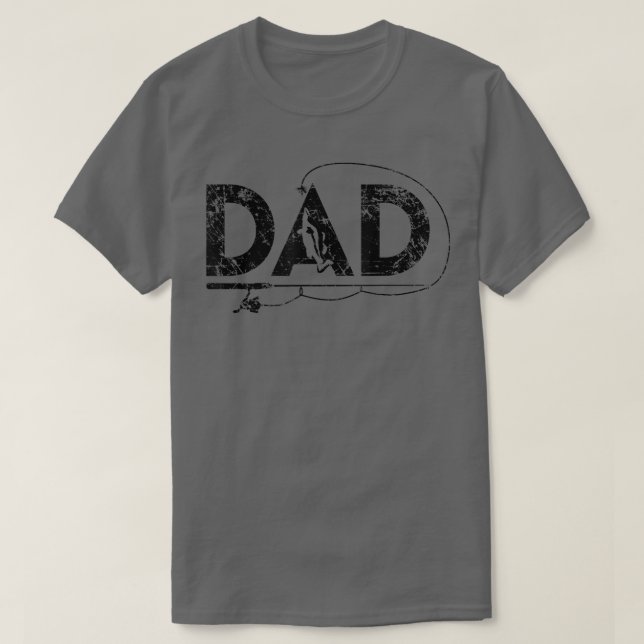 Mens Fishing Vater , Papa oder Gran zum Vater T-Shirt (Design vorne)