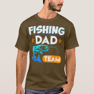 Mens Fishing Vater Team Angler Family Angel Daddy T-Shirt
