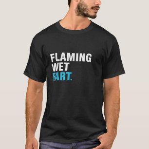 Mens Flaming Furz Funny Vater Furz T-Shirt