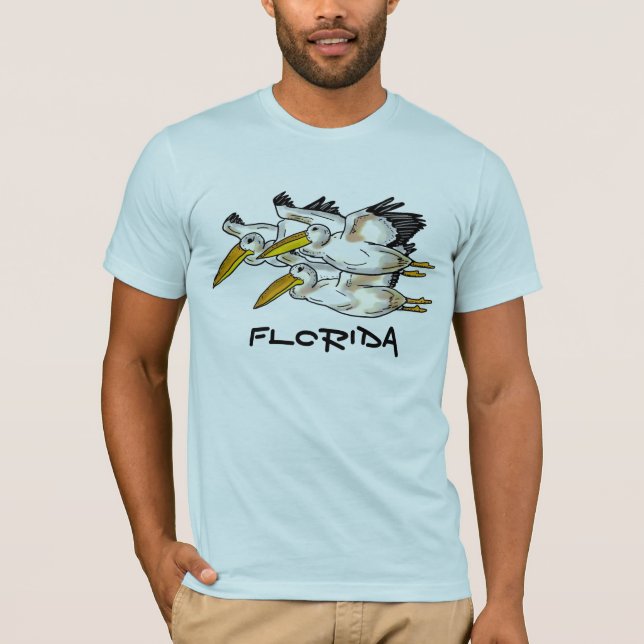Mens Florida pelicans Shirt (Vorderseite)