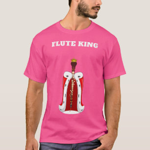 Mens Flute King Boys Flute Tshirt Mens Flute