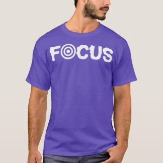 Mens FOCUS Gym Fitness Workout Bodybuilding Motiva T-Shirt