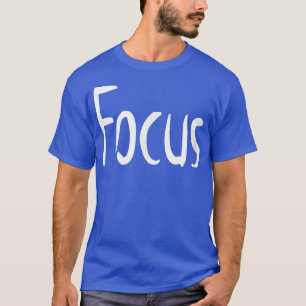 Mens FOCUS Gym Fitness Workout Bodybuilding Motiva T-Shirt