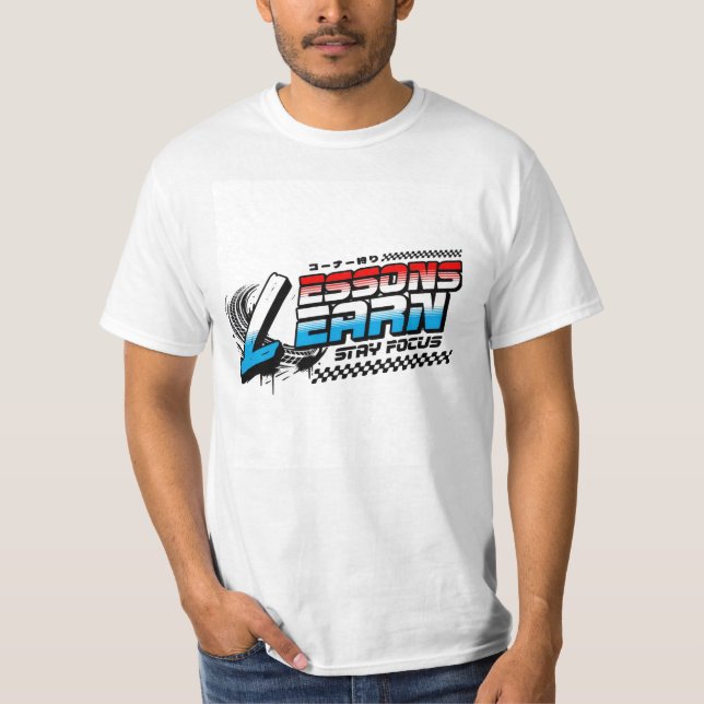 MEN'S FOCUS LESSONS LEARN VALUE T-SHIRT  (Vorderseite)