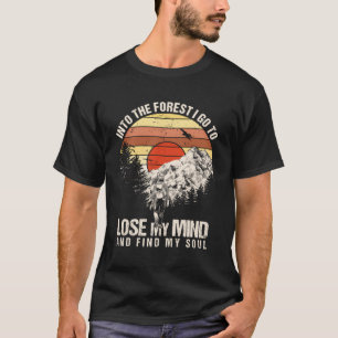 Mens Forest Trees Adventurer Wandern im Val Piora T-Shirt