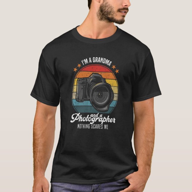 Mens Fotografie Ich bin Oma und Fotograf T-Shirt (Vorderseite)
