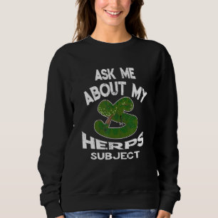 Mens Fragte mich über meinen Herbstfacharzt B Sweatshirt