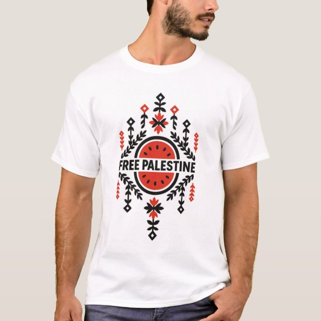 Men's Free Palestine T-Shirt (Vorderseite)