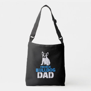 Mens French Bulldog Vater Tragetaschen Mit Langen Trägern