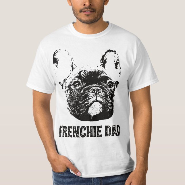 Mens Frenchie Dad - French Bulldog Dad  T-Shirt (Vorderseite)