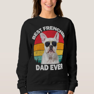 Mens Frenchie Vater White French Bulldog Sweatshirt