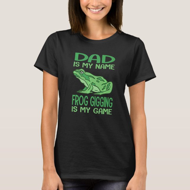 Mens Frog Catching & Toad Hunting for a Bullfrog H T-Shirt (Vorderseite)