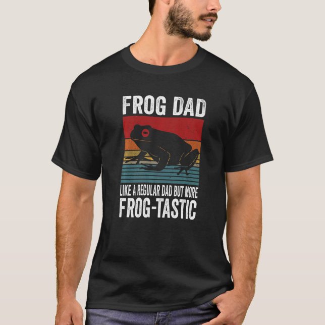 Mens Frog Catching & Toad Jagd für einen Bullfrosc T-Shirt (Vorderseite)