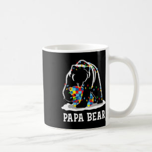Mens Fun Papa Bärenautismus Sensibilisierung Autis Kaffeetasse