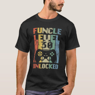 Mens Funcle Level 30 Unlock Video Gamer Uncle 30 T-Shirt