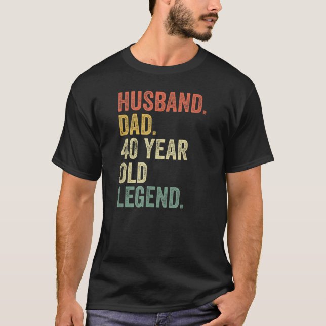 Mens Funny 40. Geburtstag Shirts für Männer Gesche (Vorderseite)