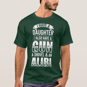 Mens Funny Alibi Party Night Joke Quotes Sarcastic T-Shirt