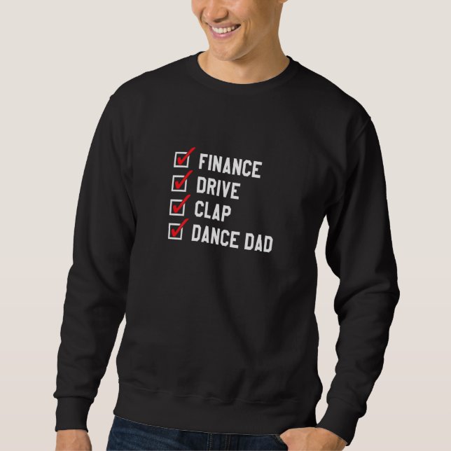 Mens Funny Dance Vater Graphic Sweatshirt (Vorderseite)