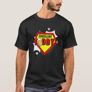 Mens Funny Eggcellent Daddy Vater Pater Papa Poppa T-Shirt
