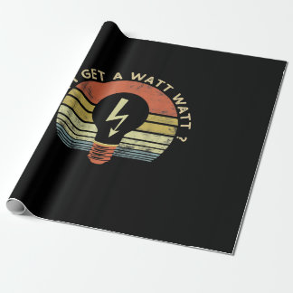 Mens Funny Electrician Geschenke kann ich ein Watt Geschenkpapier