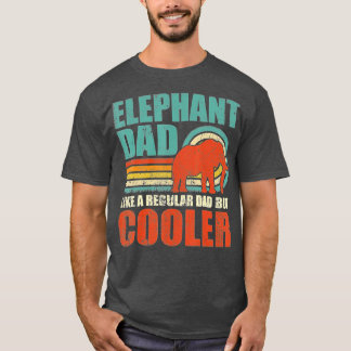 Mens Funny Elephant Vater wie ein regelmäßiger Vat T-Shirt