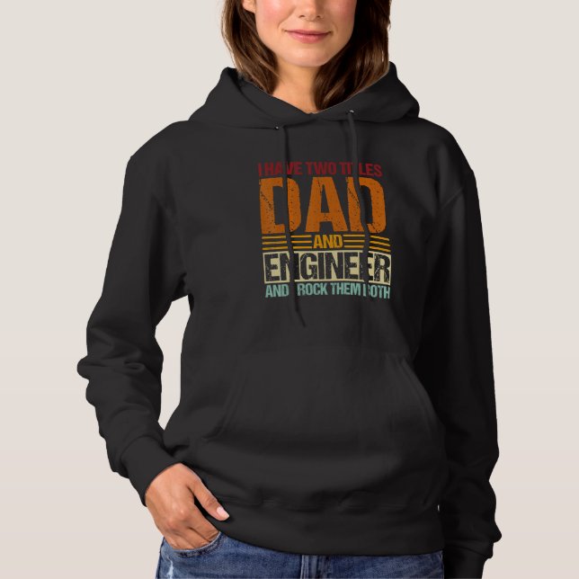 Mens Funny Engineer Design For Civil Engineer Cool Hoodie (Vorderseite)