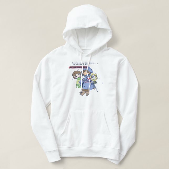 Mens Funny Frisk Undertale Mehr als Phantastisch Hoodie (Design vorne)