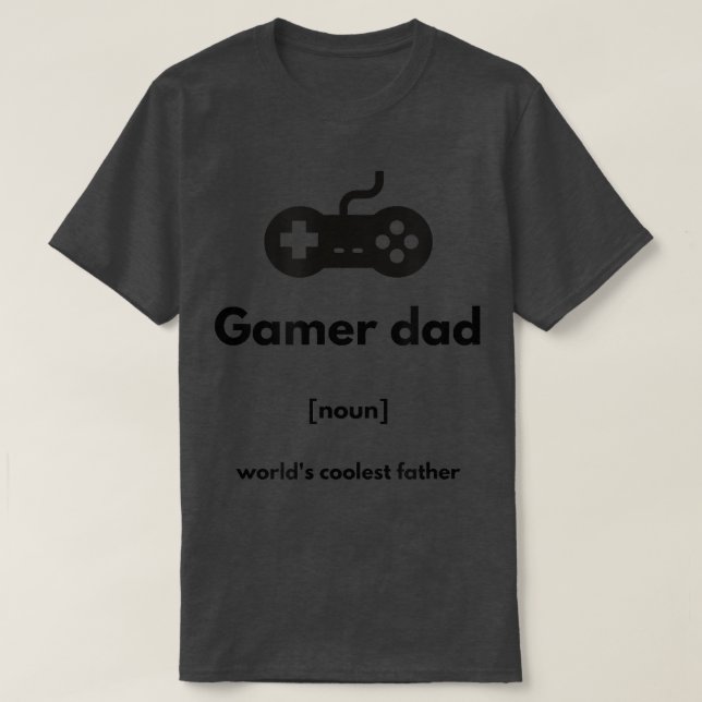 Mens Funny Gamer Vater T-Shirt (Design vorne)