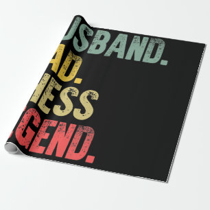Mens Funny Gift Husband Vater Schach Legende Geschenkpapier