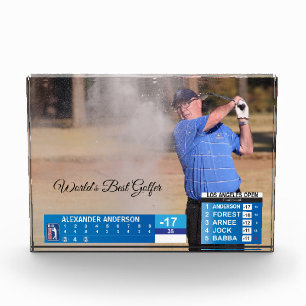 Mens Funny Golf News 40. 50. 60. Geburtstag Fotoblock