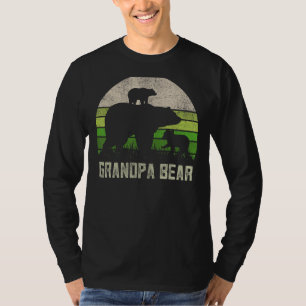 Mens Funny Grandad von Großkindern Großvater Bär 2 T-Shirt