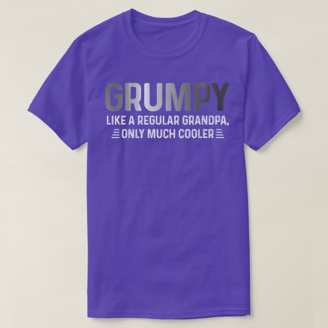 Mens Funny Grumpy definiert sich wie ein normaler  T-Shirt (Design vorne)