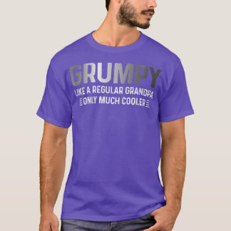 Mens Funny Grumpy definiert sich wie ein normaler  T-Shirt