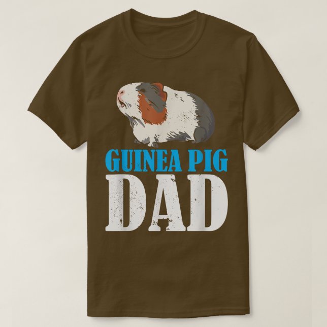 Mens Funny Guinea Pig Lover Graphic for Vaters and T-Shirt (Design vorne)