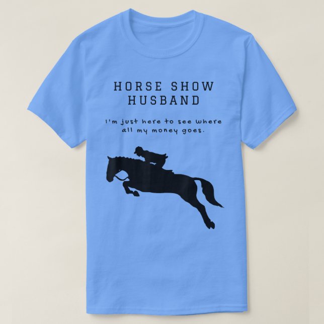Mens Funny Horse Showband für Jumper Ev T-Shirt (Design vorne)